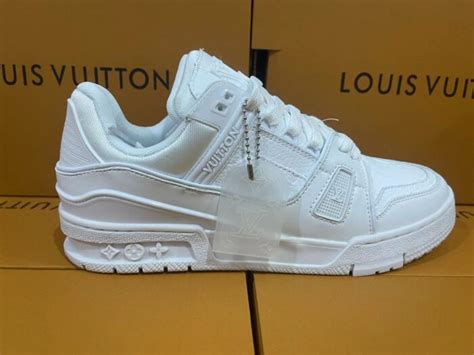 how do louis vuitton trainers fit|Louis Vuitton trainers men's white.